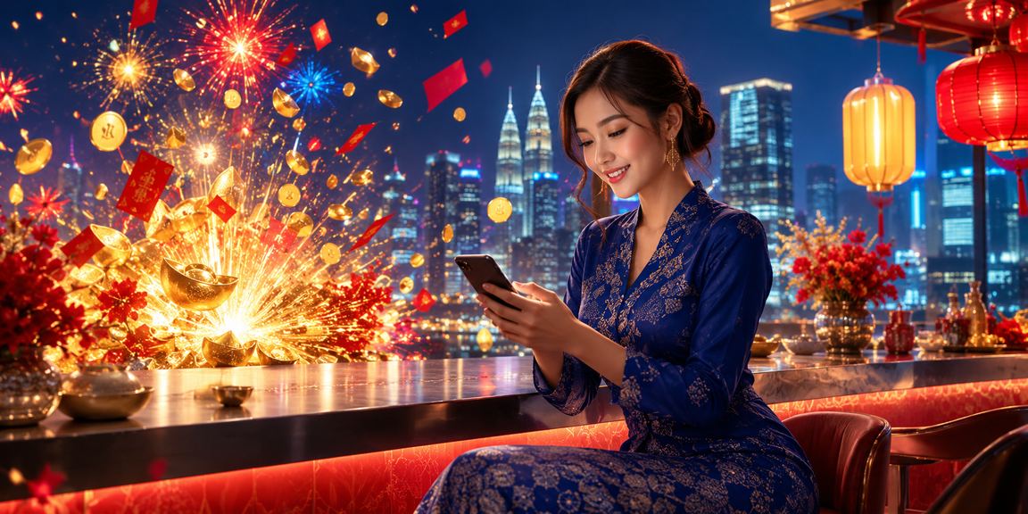 Pemain menggunakan peranti mudah alih di Petaling Jaya